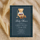 Search for sports baby shower invitations Teddy bear