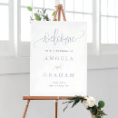 Search for dusty blue wedding decor Welcome