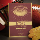 Search for vintage football invitations Sports
