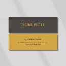Search for golden business cards Professional