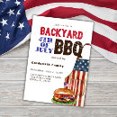 Search for barbecue 4th of july invitations Stars and stripes