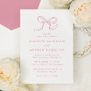 Search for pink ribbon wedding invitations Trendy