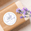 Search for lavender flower wedding stickers Country