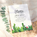 Search for cactus bridal shower invitations Watercolor