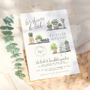Search for lets shower the bride invitations Watercolor