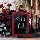 Search for gothic table cards Black roses