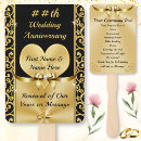 Search for anniversary wedding programs Gold