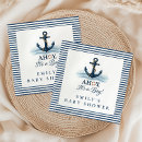 Search for navy blue and white stripes napkins Sea
