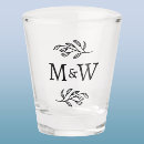 Search for bride and groom shot glasses Ampersand