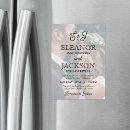 Search for magnets wedding invitations Black and white