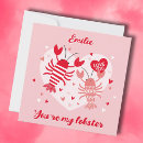Search for lobster thank you cards Red