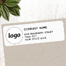 Search for your company logo return address labels Promotional