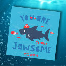 Search for shark valentines day cards Blue