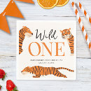 Search for tiger napkins Tiger birthday party