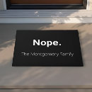 Search for for an introvert doormats Black