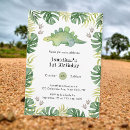 Search for dinosaur 1st birthday invitations Party like a dinosaur