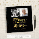 Search for 80 notebooks 80th birthday