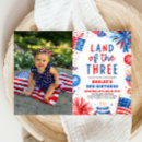 Search for patriotic birthday invitations Red white and blue