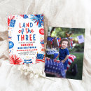 Search for patriotic birthday invitations Red white and blue
