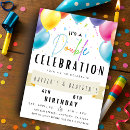 Search for dual birthday invitations Double celebration
