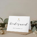 Search for modern bridesmaid thank you cards Gold