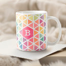 Search for triangle pattern mugs Colourful