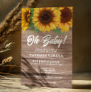 Search for rustic fall baby shower invitations Sunflower