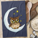 Search for cute owl tea towels Blue