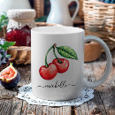 Search for cherry coffee mugs Watercolor
