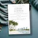 Search for beach rehearsal dinner invitations Modern elegant