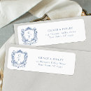 Search for french rose return address labels Blue