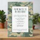 Search for military camo invitations Navy