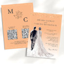Search for pale orange invitations Qr code