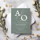 Search for sage bridal shower invitations Typography