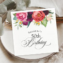 Search for 50th birthday napkins Adult birthday party