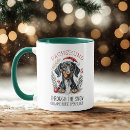 Search for dachshund through the snow mugs Wiener dog dad christmas