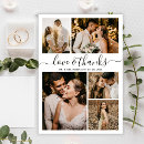 Search for black and white thank you cards Love and thanks