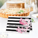 Search for pink black white birthday cards Flamingo
