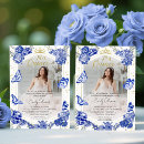 Search for royal blue quince invitations Gold foil
