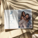 Search for seashells save the dates Blue
