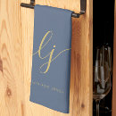 Search for navy blue gold tea towels Modern