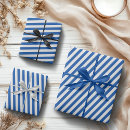 Search for blue and white striped wrapping paper Elegant