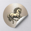 Search for gold horse stickers Equine