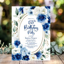 Search for floral 65th birthday invitations Modern