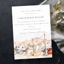 Search for city bridal shower invitations Watercolor