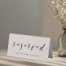 Search for reserved for the grooms family wedding signs Modern