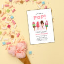Search for ice pop invitations Modern