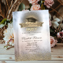 Search for metallic graduation invitations Elegant