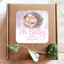 Search for baby girl birth announcement stickers Heart