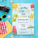 Search for end of school year party invitations Summer pool party